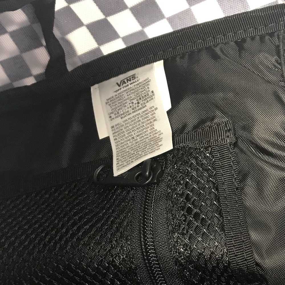 VANS Backpack Alumni Off the Wall B/W Checkerboard - Picture 8 of 8